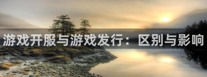 bg大游户外：游戏开服与游戏发行：区别与影响
